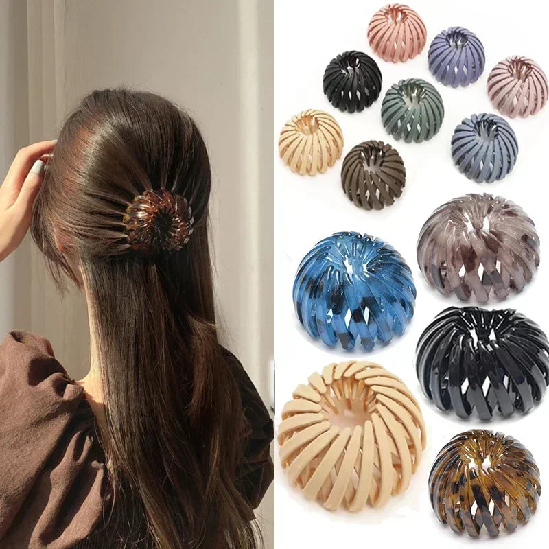 Bird Nest Shaped Ponytail Hair Clip β Magic Lazy Braider Hairpin for Women